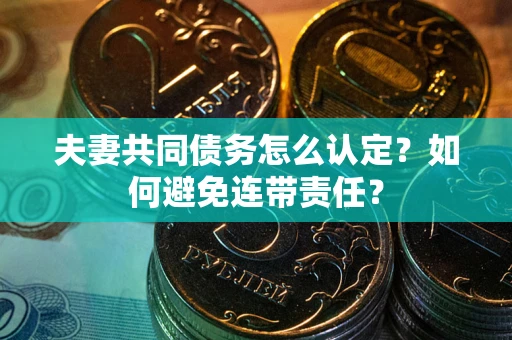 北京夫妻共同债务怎么认定？如何避免连带责任？