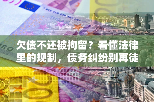 北京欠债不还被拘留？看懂法律里的规制，债务纠纷别再徒劳奔波