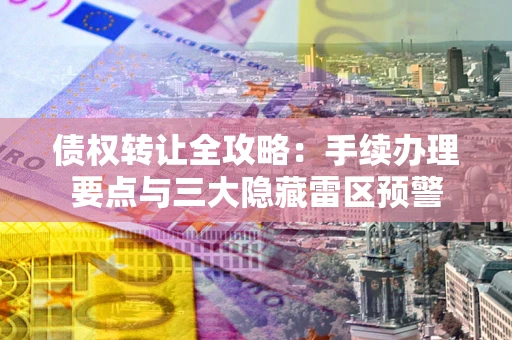 北京债权转让全攻略：手续办理要点与三大隐藏雷区预警