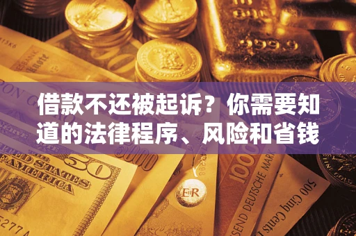 北京借款不还被起诉？你需要知道的法律程序、风险和省钱技巧