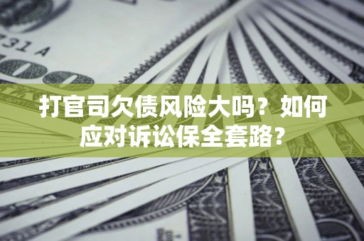 北京打官司欠债风险大吗？如何应对诉讼保全套路？